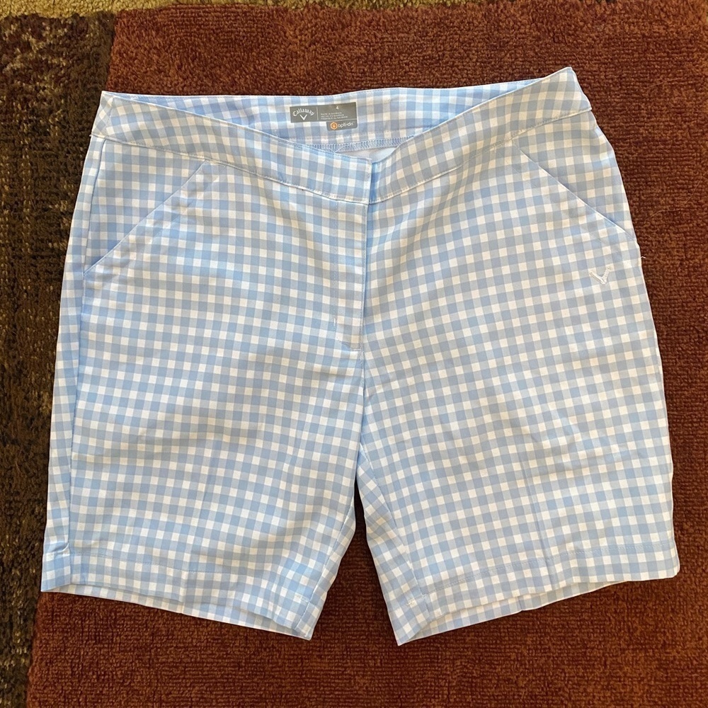 Callaway Opti-Dry Checkered Golf Shorts